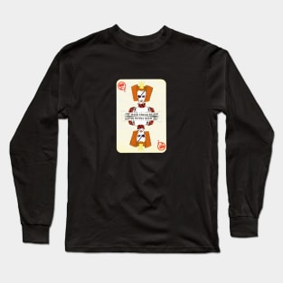 Red Queen Playing Card Long Sleeve T-Shirt
